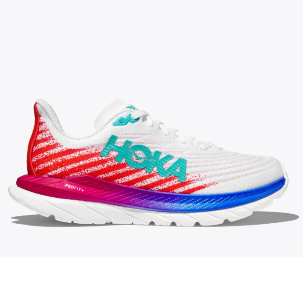 HOKA Women's Mach 5 Everyday Training Shoe in White Size US 8 NWT $140